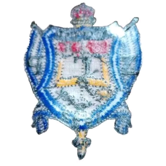 Sigma Gamma Rho Shield Embroidered Emblem Iron on Patch 3inTall - Picture 2 of 2